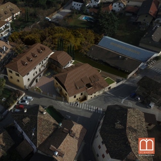 Luftbild des Wohngebäudes